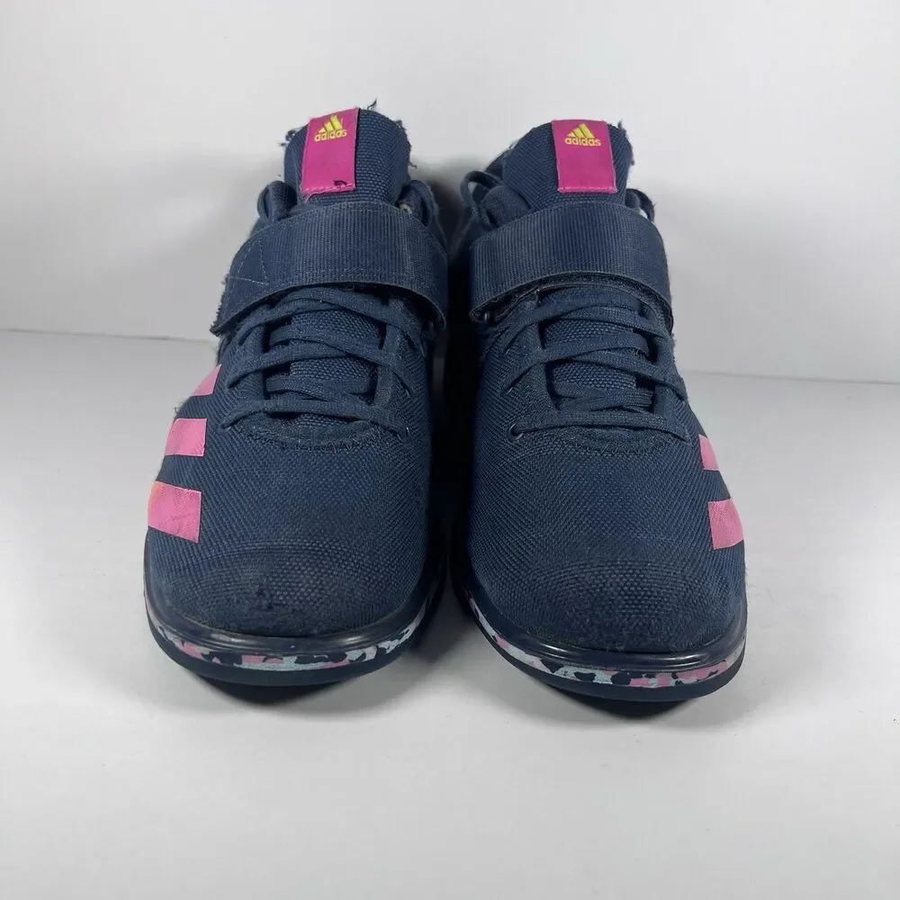 Adidas Powerlift 4 Lace Up Weight Lifting Gym Shoes Men's Size 10 FZ2514 - Picture 2 of 9